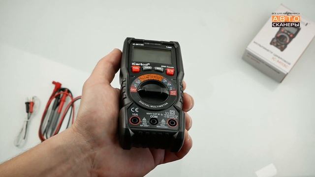 Обзор профессионального цифрового мультиметра IC-M113C смотреть онлайн