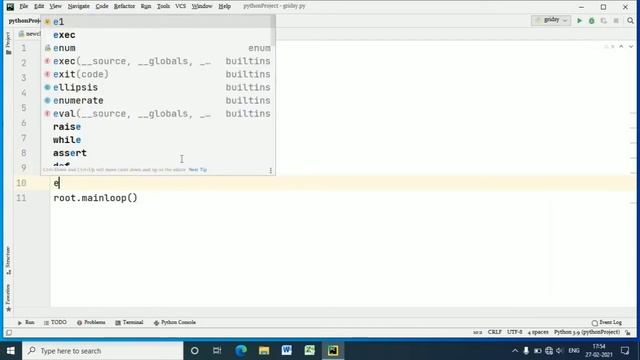 Grid Geometry Manager in TKinter| TKINTER GUIs IN PYTHON|Tutorial#10 смотреть онлайн