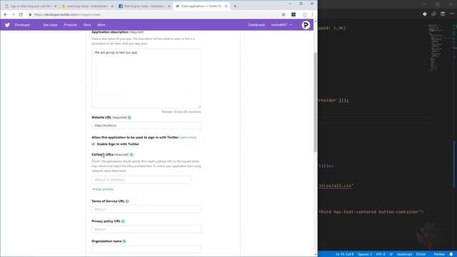 50 Authentication - Sign in with Facebook Twitter and Github in firebase смотреть онлайн