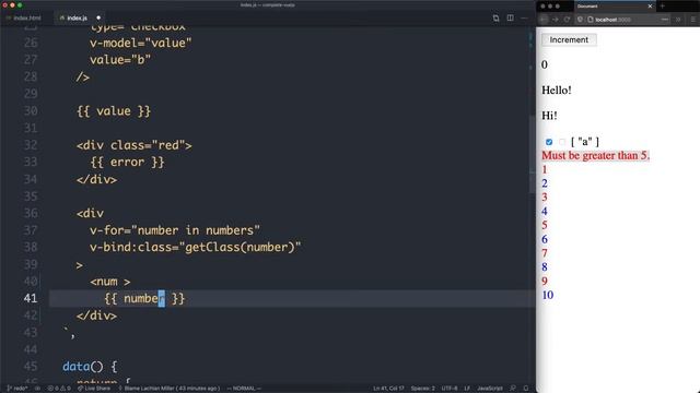 [13/14]: Custom Component Props - Complete Vue.js 3 Course смотреть онлайн