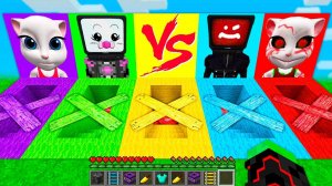 БИТВА ПОДВАЛОВ ДОБРО И ЗЛО в МАЙНКРАФТ ЗОМБАК