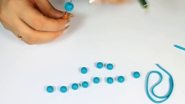 DIY: Крупные бусы / Полимерная глина / Мастер класс / Beads of polymer clay / Tutorial смотреть онлайн