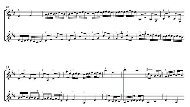 Invention in D major by Dmitry Teslov. Video Score. Sensation in the musical literature for guitar! смотреть онлайн