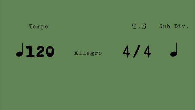 METRONOME - 120 BPM ALLEGRO смотреть онлайн