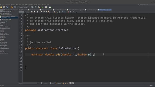 9. part 1.7, warmup, abstract class and abstract method (javafx software development in bangla) смотреть онлайн