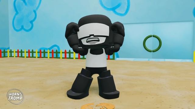 FNF VS Sonic VS Mario Bros Vs Squid Game 3D Animation #7 смотреть онлайн