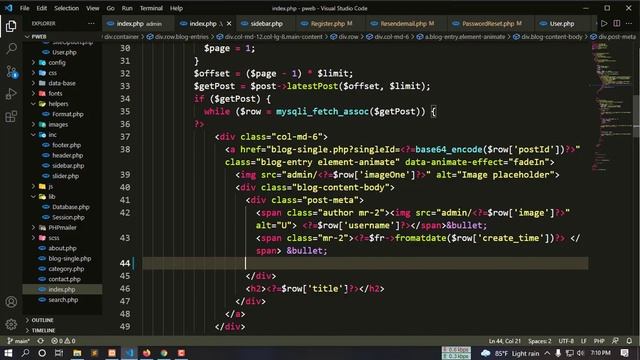 Project in PHP in Bangla : Blog Website with PHP and MySQL Project overview By Web Master смотреть онлайн