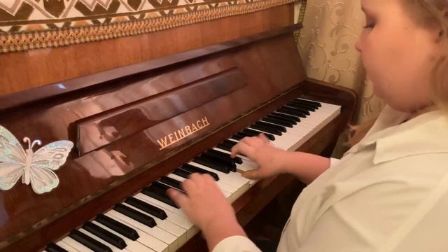 Milana. Гамма Соль мажор в 2 октавы в подвижном темпе смотреть онлайн