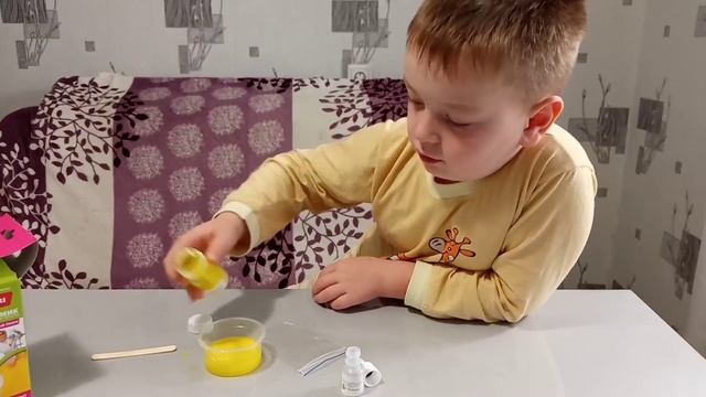 Делаем лизуна.Самый быстрый лизун из фикс-прайс