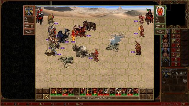 Heroes 3 - Dungeon VS Inferno - 2 Week growth смотреть онлайн