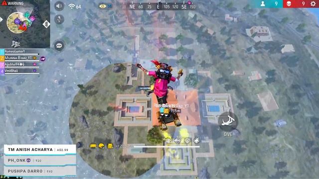GRANDMASTER RANK PUSH WITH AJJUBHAI, AMITBHAI, MUNNABHAI AND ROMEO | GARENA FREE FIRE LIVE смотреть онлайн
