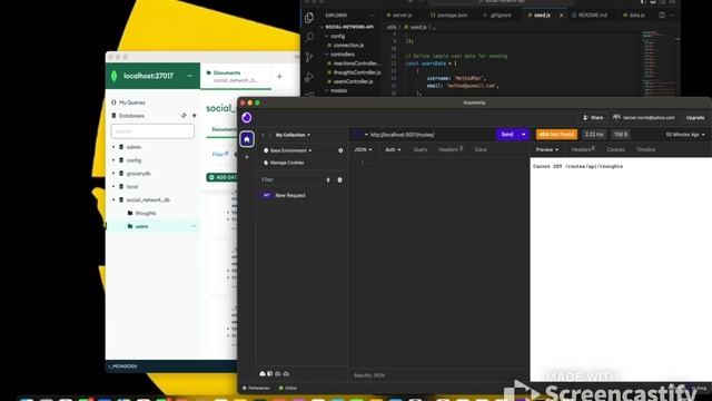 NoSQL Social Network API смотреть онлайн