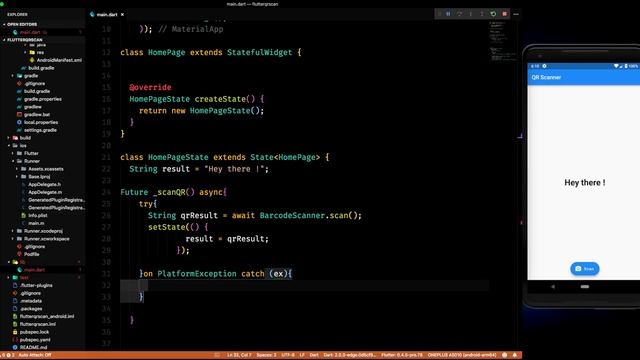 Flutter: QR Code Scanner App | Barcode Scan смотреть онлайн