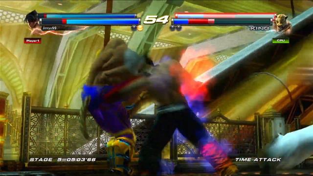 TEKKEN TAG TOURNAMENT 2 JUN & JIN KAZAMA Time Attack Playthrough смотреть онлайн