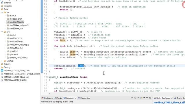 Modbus #4. STM32 as SLAVE || Read holding and Input Registers смотреть онлайн