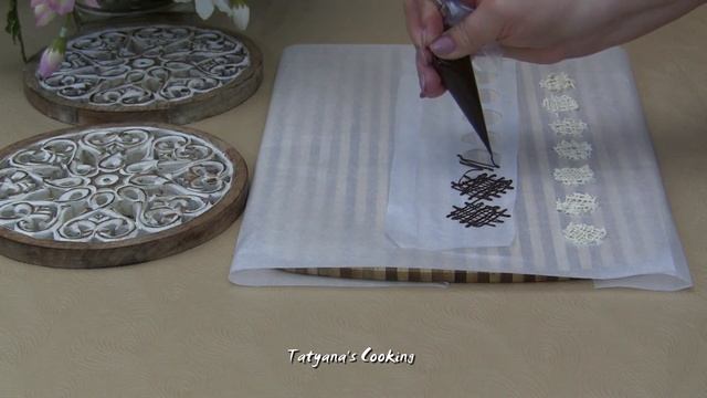 Декор из шоколада для украшения торта. Фигурки из шоколада