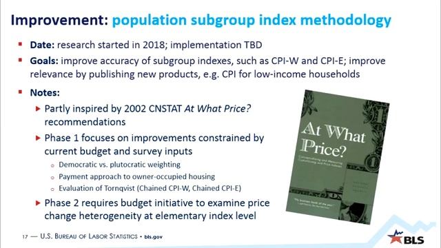 Methodological Changes to CPI смотреть онлайн