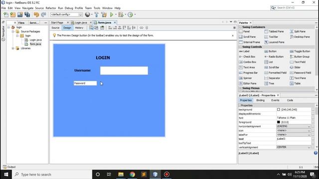 How To Design Login GUI in Java смотреть онлайн