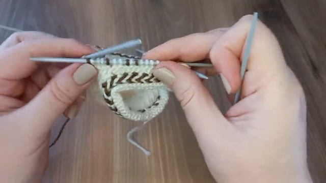 Следочки-носочки жаккардом?на 5 спицах ? смотреть онлайн