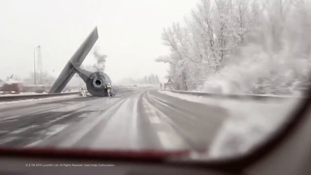 Star Wars, Tie Figther accident on the highway смотреть онлайн