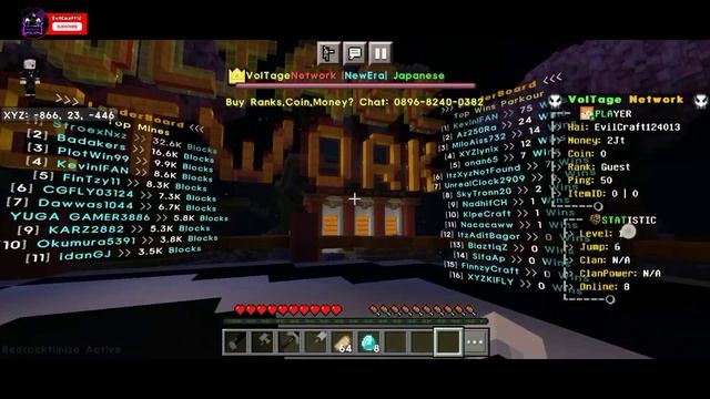 Open Member Server MCPE 1.20.0 Online 24 jam Terbaru!! VOLTAGE NETWORK - Server Indonesia Economy! смотреть онлайн