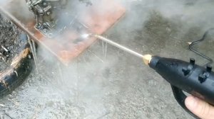 Китайский пароочиститель с Алиэкспресс (AliExpress) против карбюратора (обзор как моет для гаража)