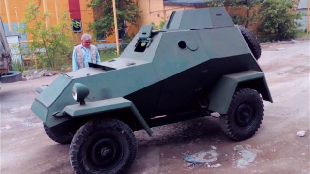 Бронемашина БА-64 новодел.