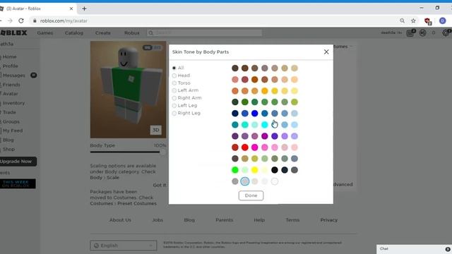 How to make your Roblox avatar a noob tutorial. смотреть онлайн