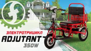 Складной электротрицикл Adjutant / Элетро трицикл для пожилых