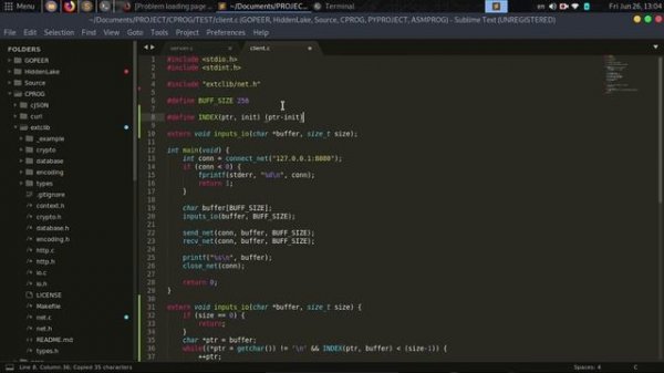 // HTTP сервер на чистом Си //