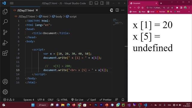 Lec#0027 JavaScript|| Modify & Remove Array Elements смотреть онлайн