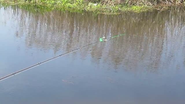 Ожидание поклевки на фидер, сигнализатор - бубенчик! №2 смотреть онлайн