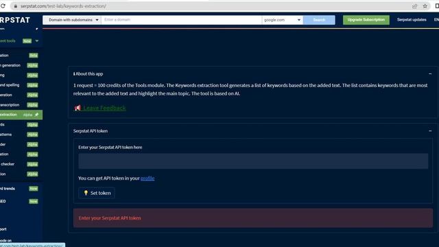 Keyword Extraction and Bag Of Words | Serpstat Tutorial смотреть онлайн