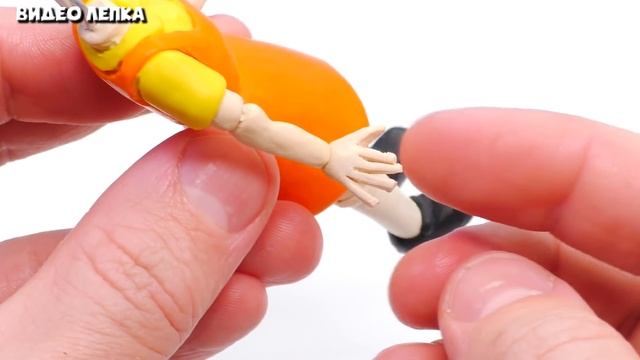 ИГРА в КАЛЬМАРА Squid Game - Диорама | Видео Лепка смотреть онлайн