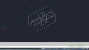 Разрезание 3D тел в Автокад 3D, команда "Разрез" в Автокад