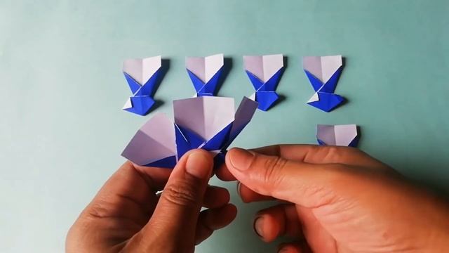 Easy Origami paper star /how to make origami 8 point paper star смотреть онлайн