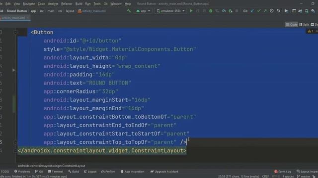 ANDROID - CAPSULE SHAPED ROUND BUTTON TUTORIAL IN JAVA смотреть онлайн