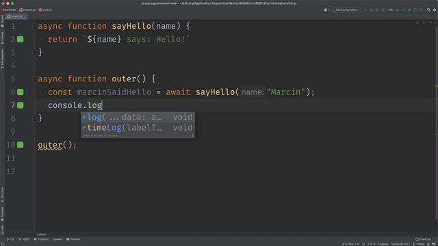 Jak działa async/await w JavaScript? смотреть онлайн