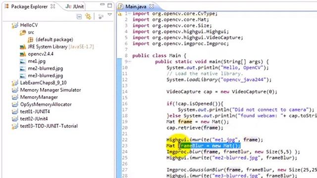 Java Tips: Open CV 2.4.4 Java Webcam Capture in Eclipse смотреть онлайн