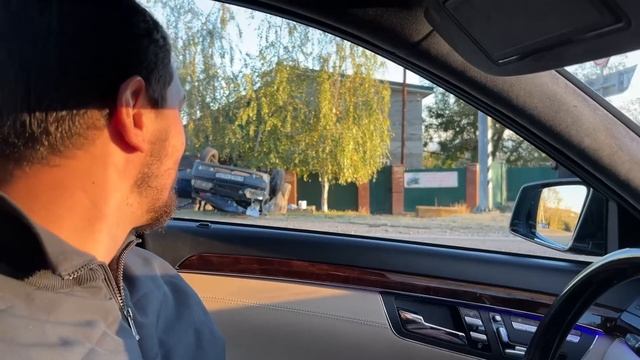 ДРИФТ НА MERC 221 V12 BITURBO! / ПЕРЕВЕРНУЛИ ТАЧКУ!