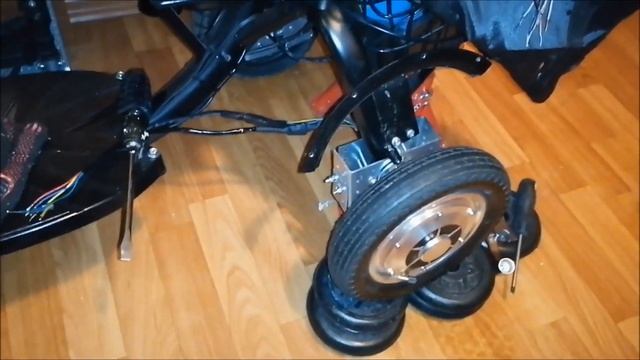 Эл.трицикл для инвалидов, полный привод, испытание ч.3 (Electric tricycle, four-wheel drive, test 3 смотреть онлайн