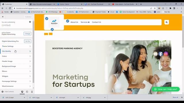 Learn How to Change Logo and Title in Wordpress | Boosters смотреть онлайн