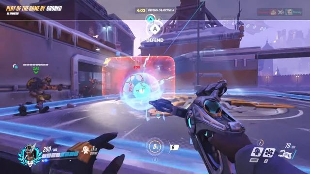 Overwatch Gameplay - Play of the Game #6 - Bombs Away смотреть онлайн