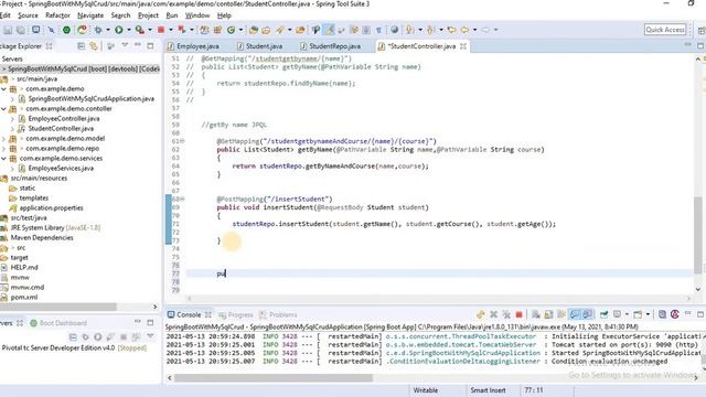 Using Spring Data JPA Executing JPQL and Native Queries | @Query Annotations Part -5 | CodeWithNava смотреть онлайн