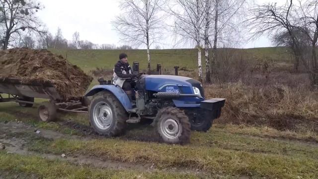 Бички дали стільки прибутку, що китайський трактор не може потягнуть!!! смотреть онлайн