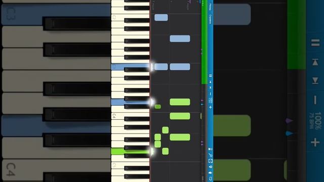 В Лесу Родилась Елочка - Как играть на пианино #shorts #pianotutorial #synthesia смотреть онлайн
