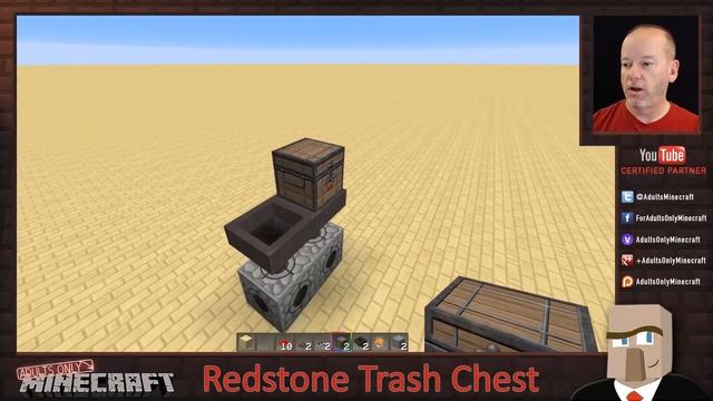 REDSTONE TRASH CHEST v3.0 - Dump Your Minecraft Garbage Twice as Fast! смотреть онлайн