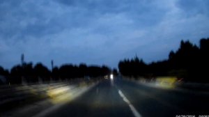 XVZ1300 drive by night with my new LED headlight