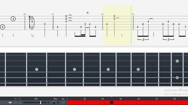 Guitar Tab - The Streets of Whiterun (The Elder Scrolls V: Skyrim) OST Fingerstyle Tutorial #Anp смотреть онлайн