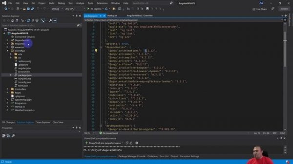 Angular. Работаем в Visual Studio 2019